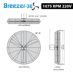 Ventilador Industrial Breezer 1075