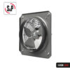 Extractor Axial Directo HXM 200 Extractor axial directo HXM 200 de Soler & Palau instalado en muro, para locales comerciales y talleres
